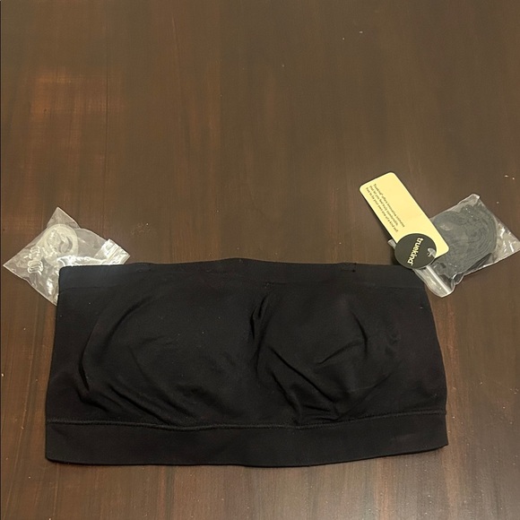 Truekind® by Shapermint Convertible Strapless Bandeau Bra Black Size M NWT - Picture 2 of 11